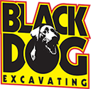 Black Dog Excavating Logo