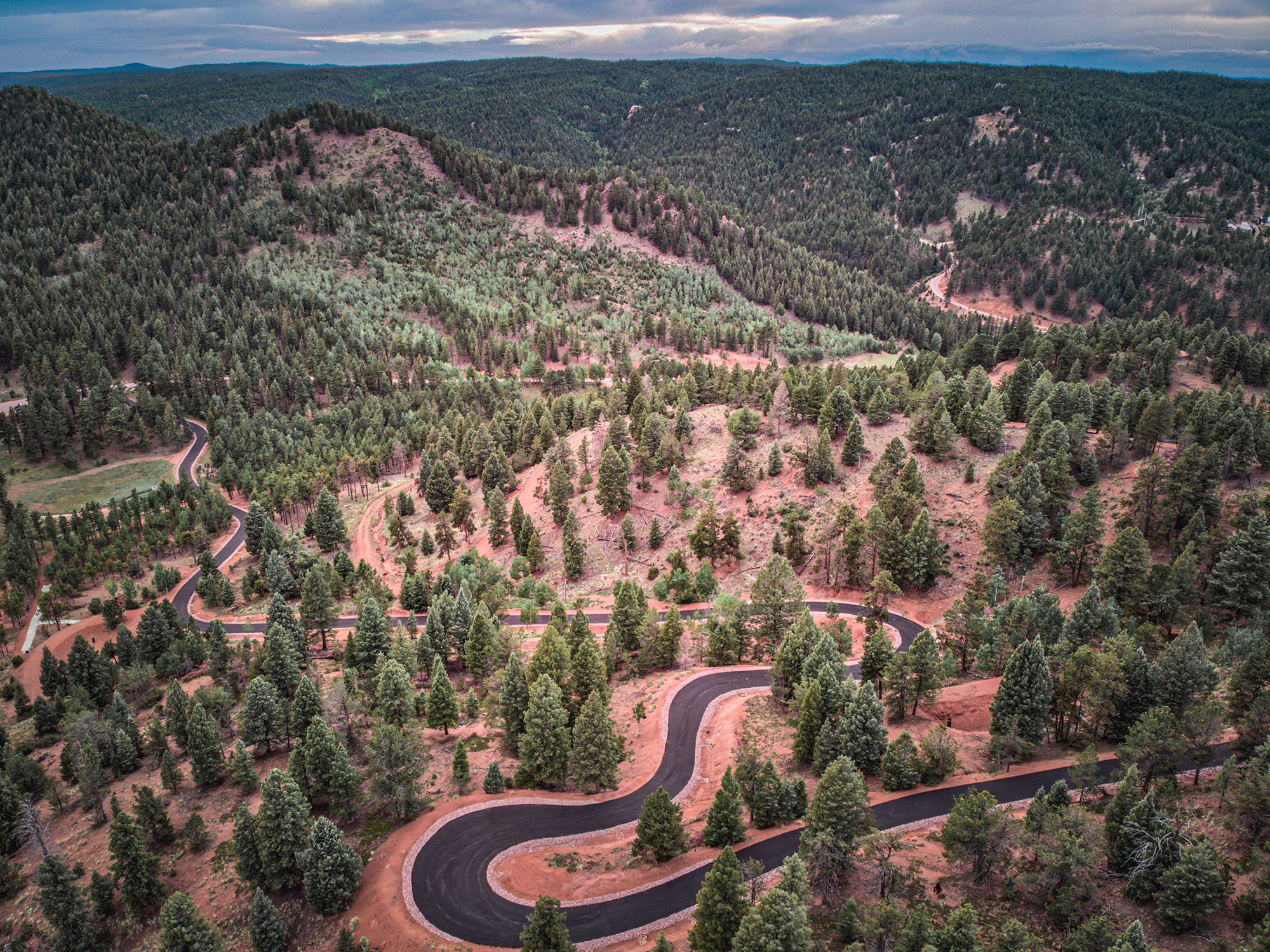 Long Driveway in Woodland Park, CO